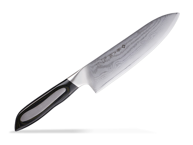 Cuchillo de Chef. Acero Damasco 63 Capas. Hoja 180 mm.  1