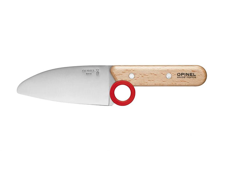 Opinel Le Petit Chef: Set Cuchillo chef hoja 10 y protector de dedos 2
