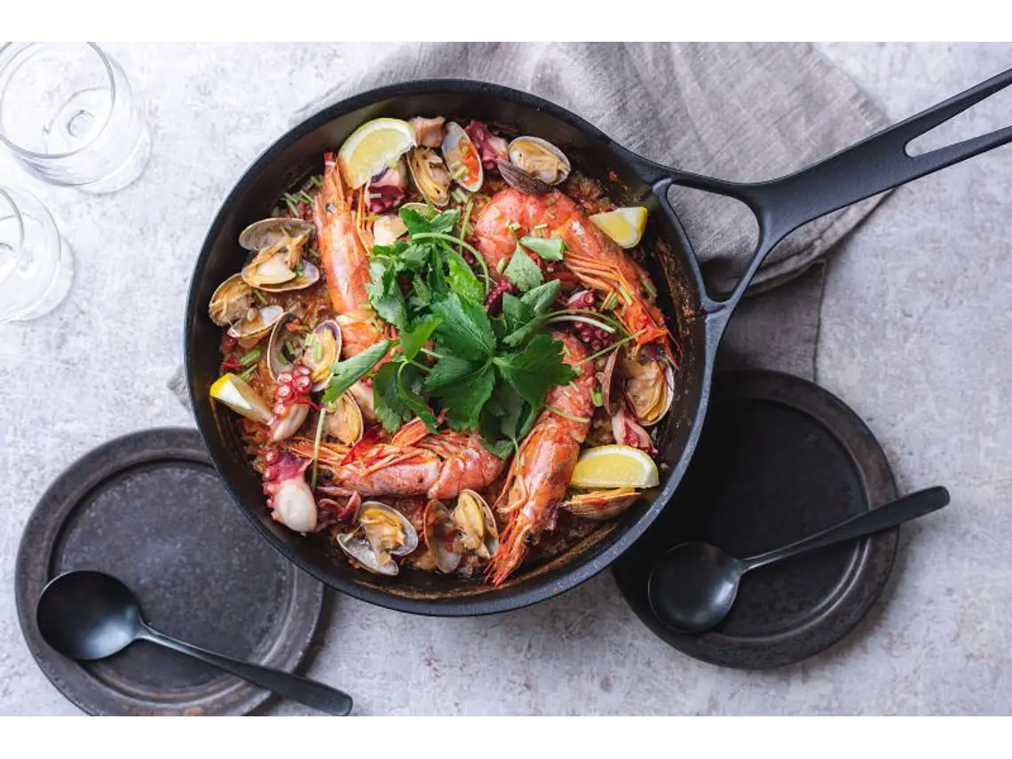 Sartén Fierro Forjado. Diametro 28 cm. 3