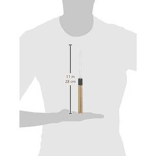 Endo Shoji Palillos de rueda de porciones (Buffalo Katsura con patrón) 135 mm 