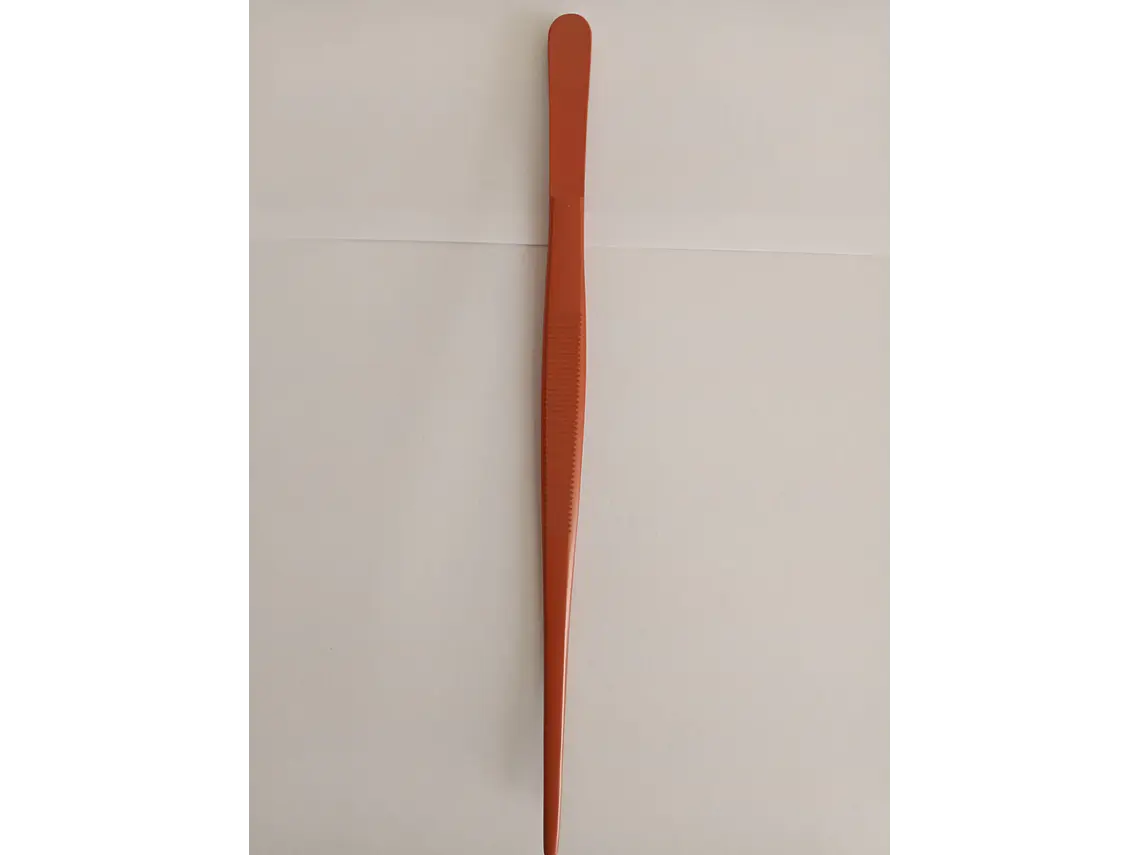 Pinza para Emplatar Recta. Naranjo. 20 cm. 2