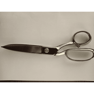 Tijeras sastre mango color plateado 26 cm 