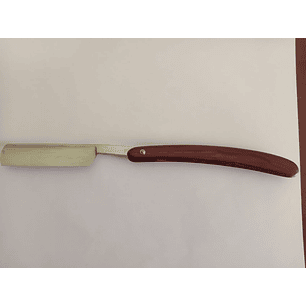 Navaja para barba mango color café hoja 7,5 cm