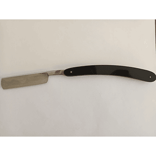 Navaja para barba mango color negro hoja 7,5 cm