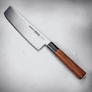 SAMURA Okinawa Nakiri largo de hoja 172 mm