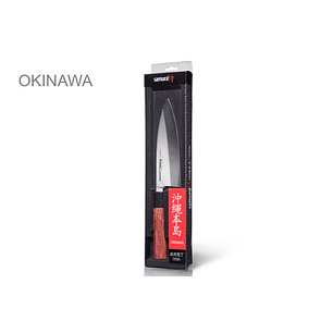 SAMURA Okinawa Deba largo de hoja 170 mm