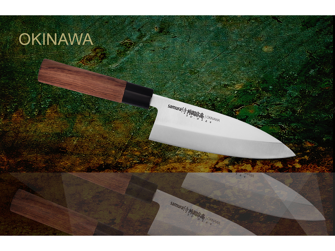 Cuchillo Deba. Mango Madera Palo Rosa. Hoja 170 mm. 3