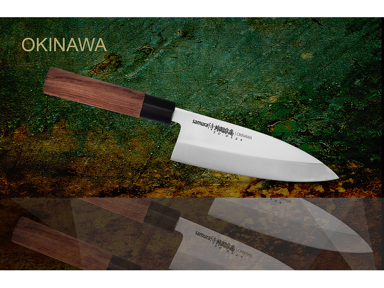 Cuchillo Deba. Mango Madera Palo Rosa. Hoja 170 mm. 3