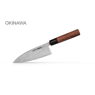 SAMURA Okinawa Deba largo de hoja 170 mm