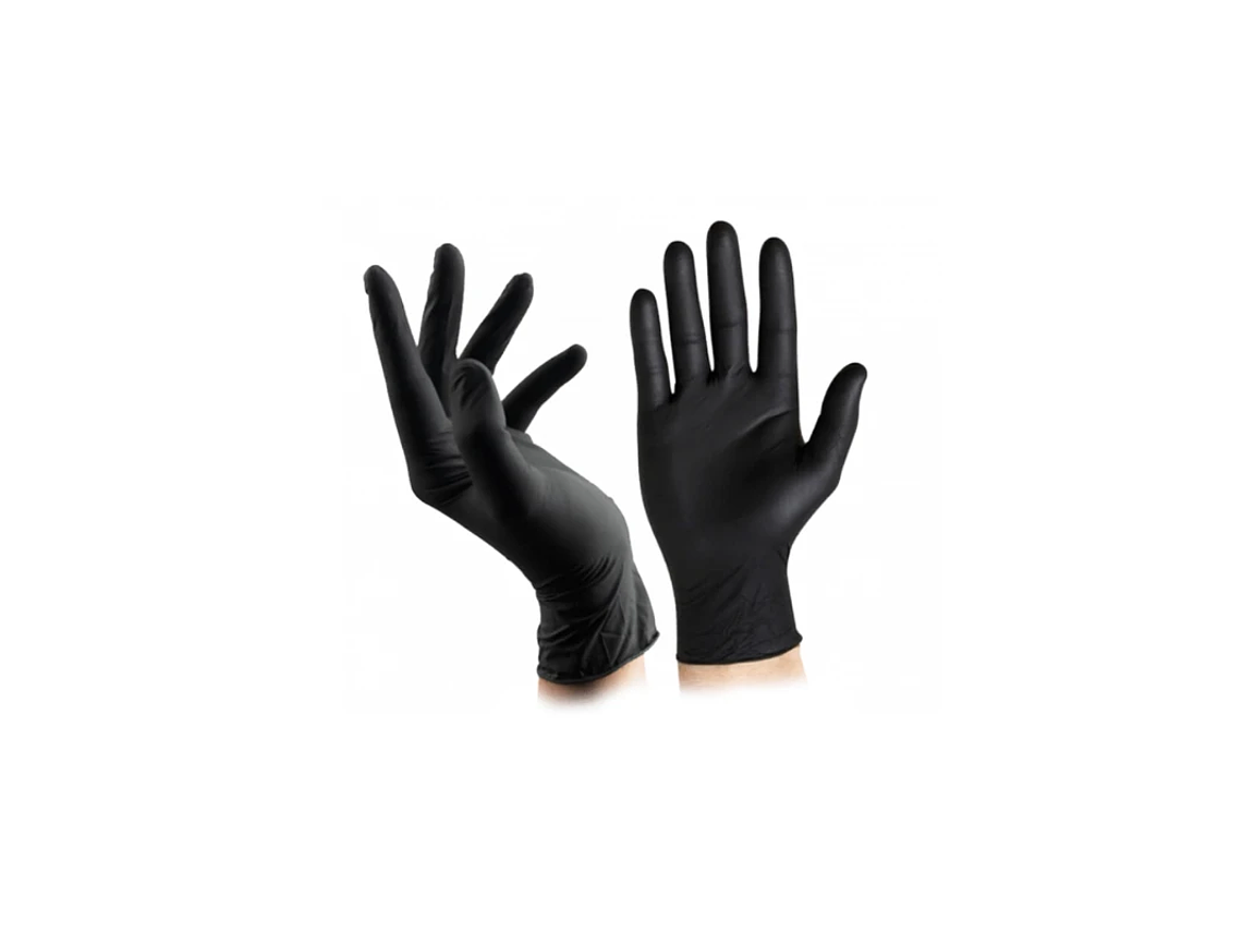 Guantes de nitrilo. Desechables. Talla L. 100 unidades. 2