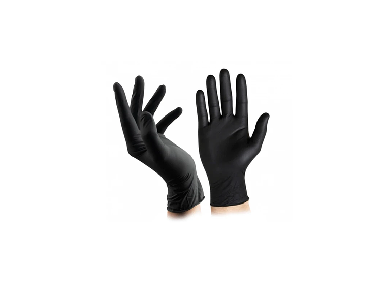Guantes de nitrilo. Desechables. Talla L. 100 unidades. 2