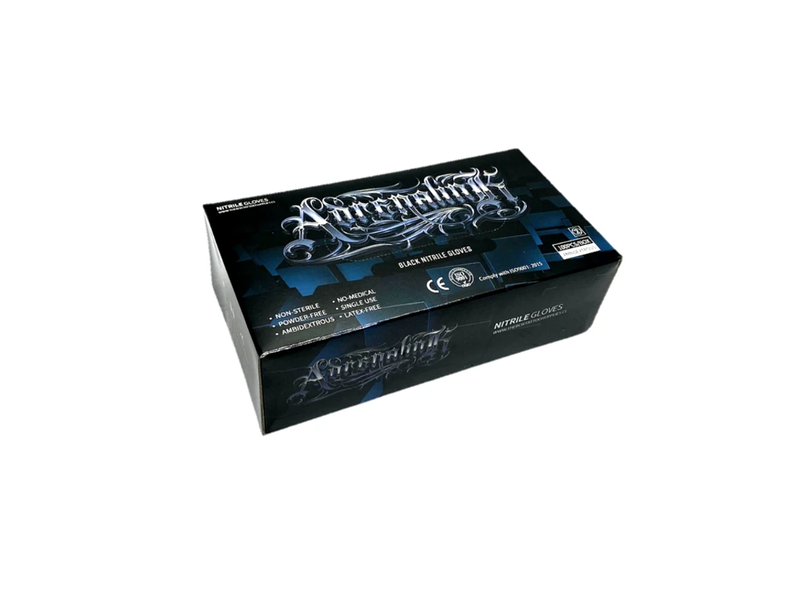 Guantes de nitrilo. Desechables. Talla L. 100 unidades. 1