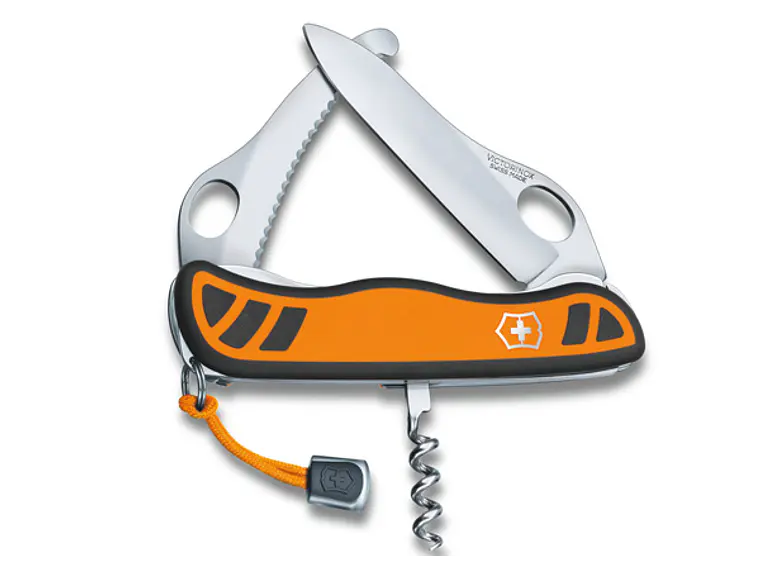 Navaja Plegable Hunter XT. Naranjo. 6 funciones. Hoja 9,5 cm. 1