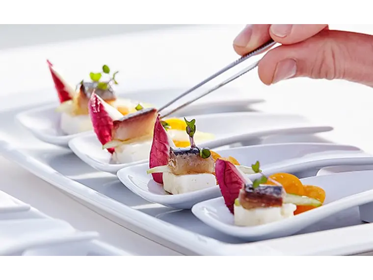 Pinza para Emplatar Recta. Plateado. 30 cm. 2