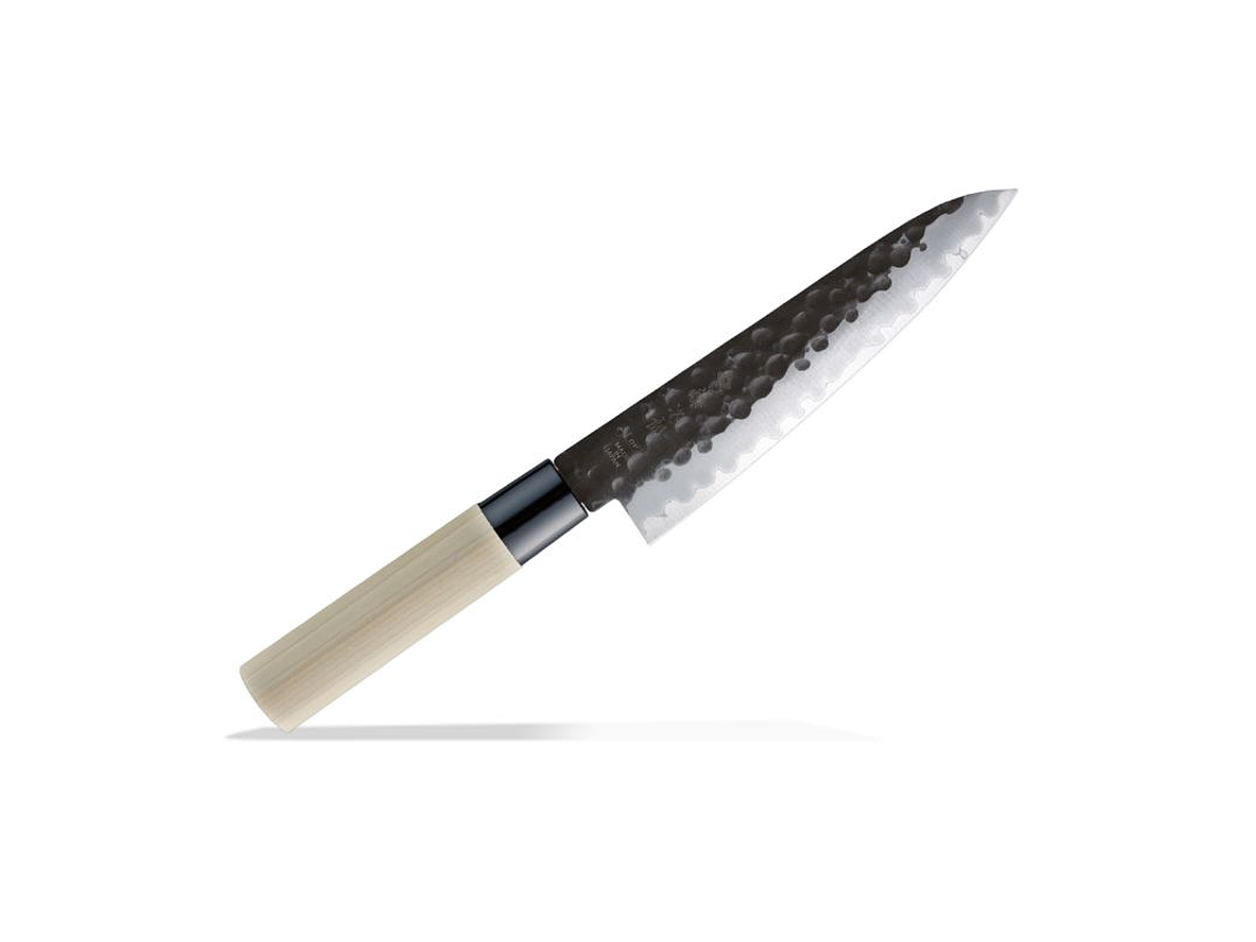 TOJIRO , DP  Hammered Finish w/ wood handle, Chef Knife, 180mm (F-1114) 1