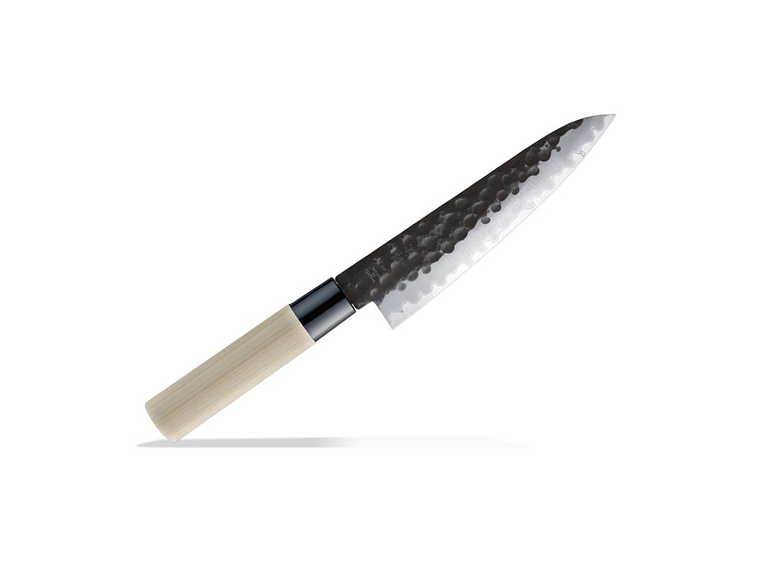 TOJIRO , DP  Hammered Finish w/ wood handle, Chef Knife, 180mm (F-1114) 1