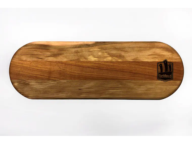 Tabla de Queso. Madera de Lenga. Ovalada. 36 x 12 cm. 1