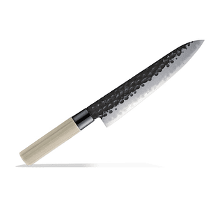 TOJIRO DP  Hammered Finish w/wood handle, CHEF, 240mm (F-1116)