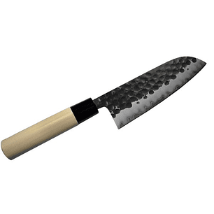TOJIRO, DP  Hammered Finish with wood handle,  SANTOKU , 170mm F-1112