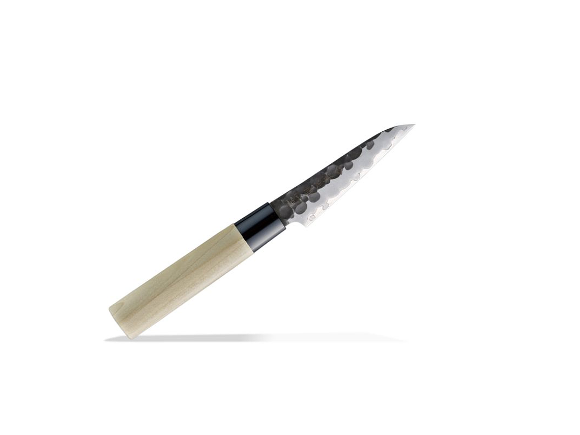 TOJIRO DP  Hammered Finish w/wood handle, PETTY hoja 100 mm  1
