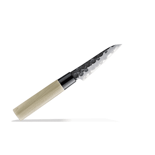 TOJIRO DP  Hammered Finish w/wood handle, PETTY hoja 100 mm 