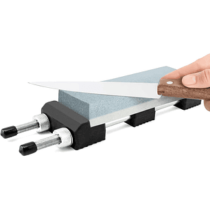 QWork Soporte para piedra de afilar