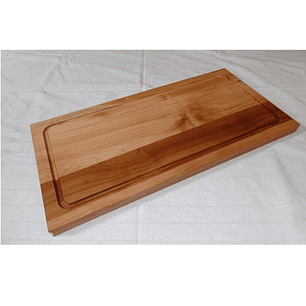 TABLA MADERA, COCINA mediana, para CARNE, Linea Recta, 100% FSC, LENGA