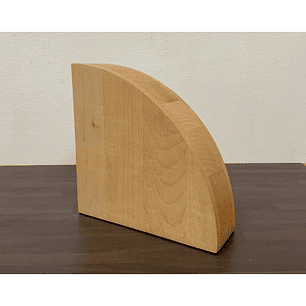 Bisbell Portacuchillos magnético de madera de haya de 250 mm