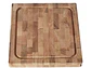 Tabla de Cocina. Madera de Lenga. Fin de Grano. 34 x 34 cm. - Miniatura 1