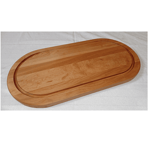Tabla de Carne. Madera de Lenga. Ovalada. 48 x 24 cm.