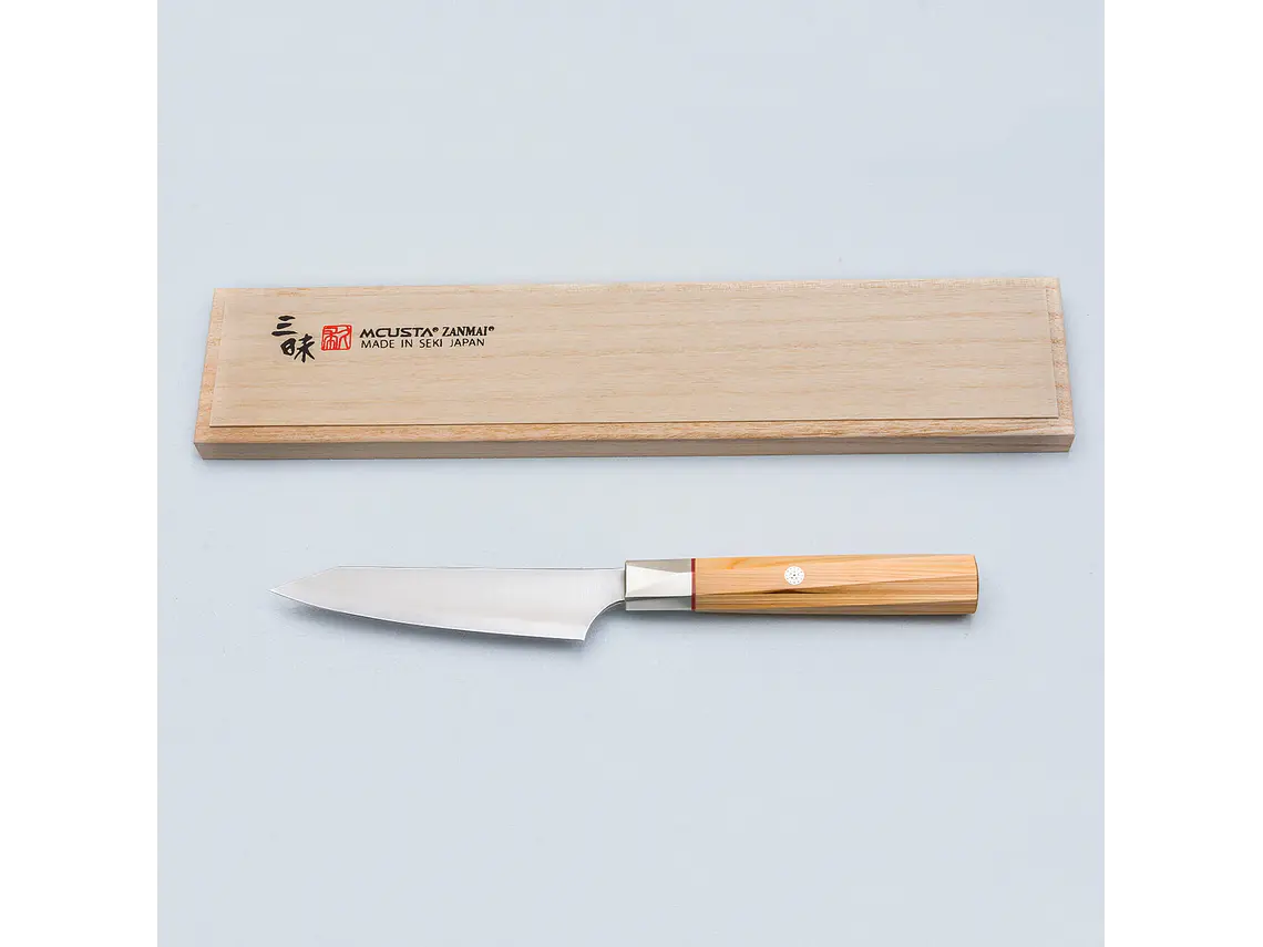 Cuchillo Petty. Acero Aogami. Hoja 110 mm. 2