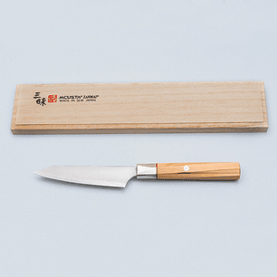 Mcusta Zanmai, cuchillo puntilla hoja 110 mm