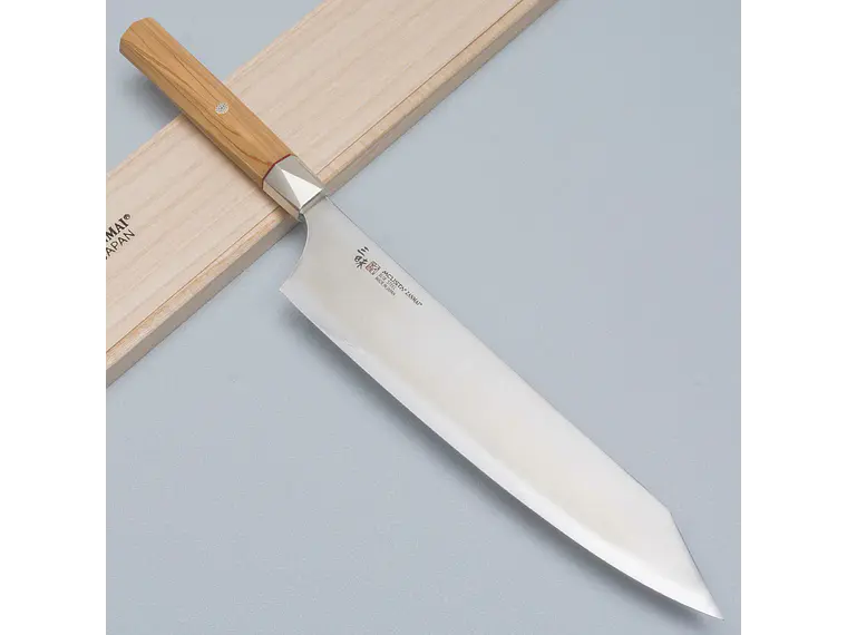 Cuchillo Gyuto. Acero Aogami. Hoja 240 mm.  1