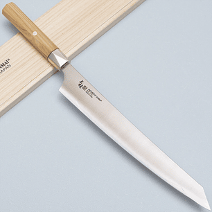 Mcusta Zanmai, cuchillo Sujihiki hoja 240 mm