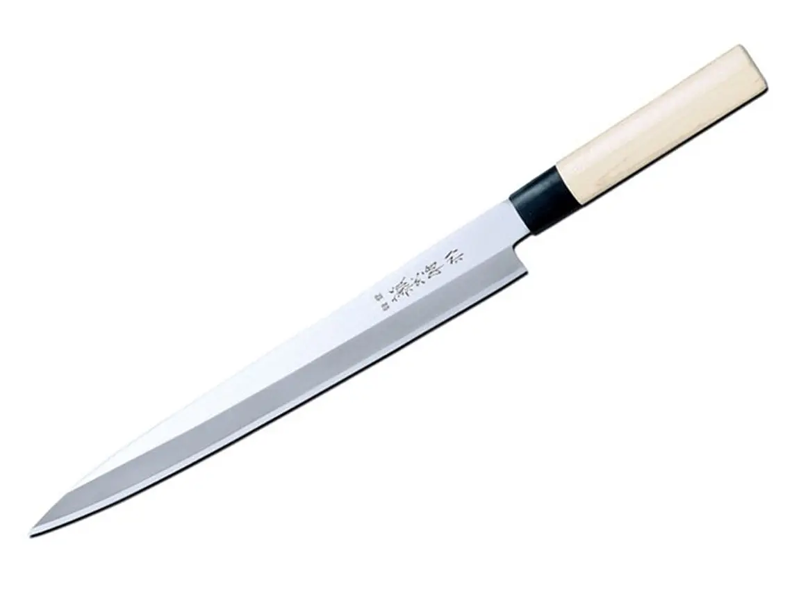 Cuchillo Yanagiba. Mango Madera Magnolia. Hoja 300 mm. 1