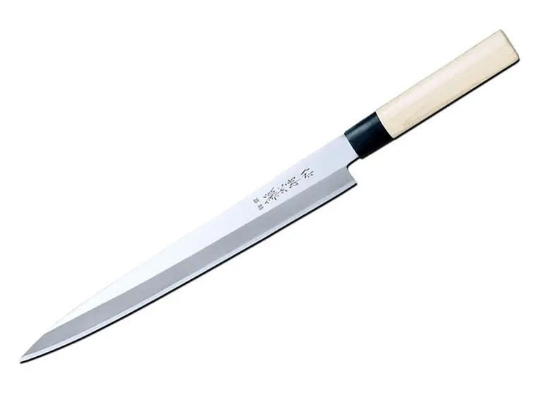 Cuchillo Yanagiba. Mango Madera Magnolia. Hoja 300 mm. 1