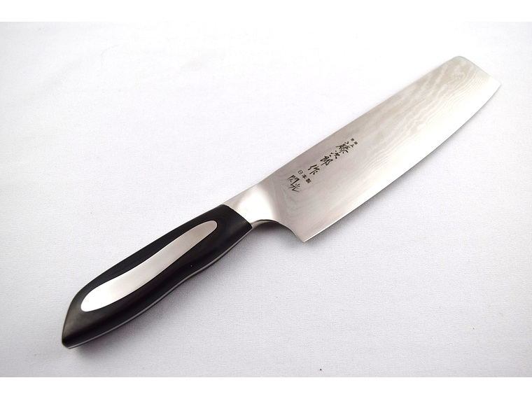TOJIRO DP, Flash series, Acero Damascus, NAKIRI, Vegetable 180mm (FF-VE180) 1