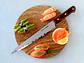 Cuchillo Yanagiba. Mango Pakkawood. Hoja 240 mm.  - Miniatura 2