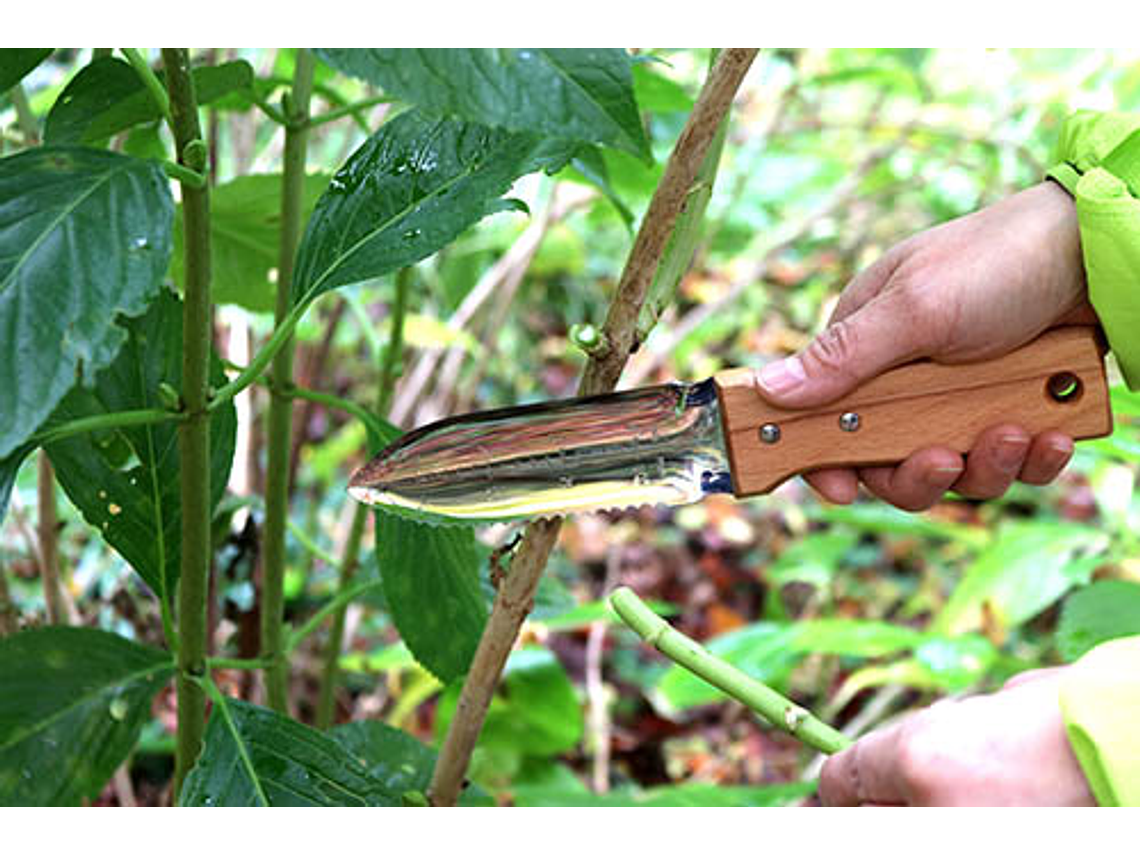 Nisaku. Cuchillo de Jardinería Hori Hori. Hoja 130 mm. 2