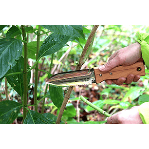 Nisaku. Cuchillo de Jardinería Hori Hori. Hoja 130 mm.