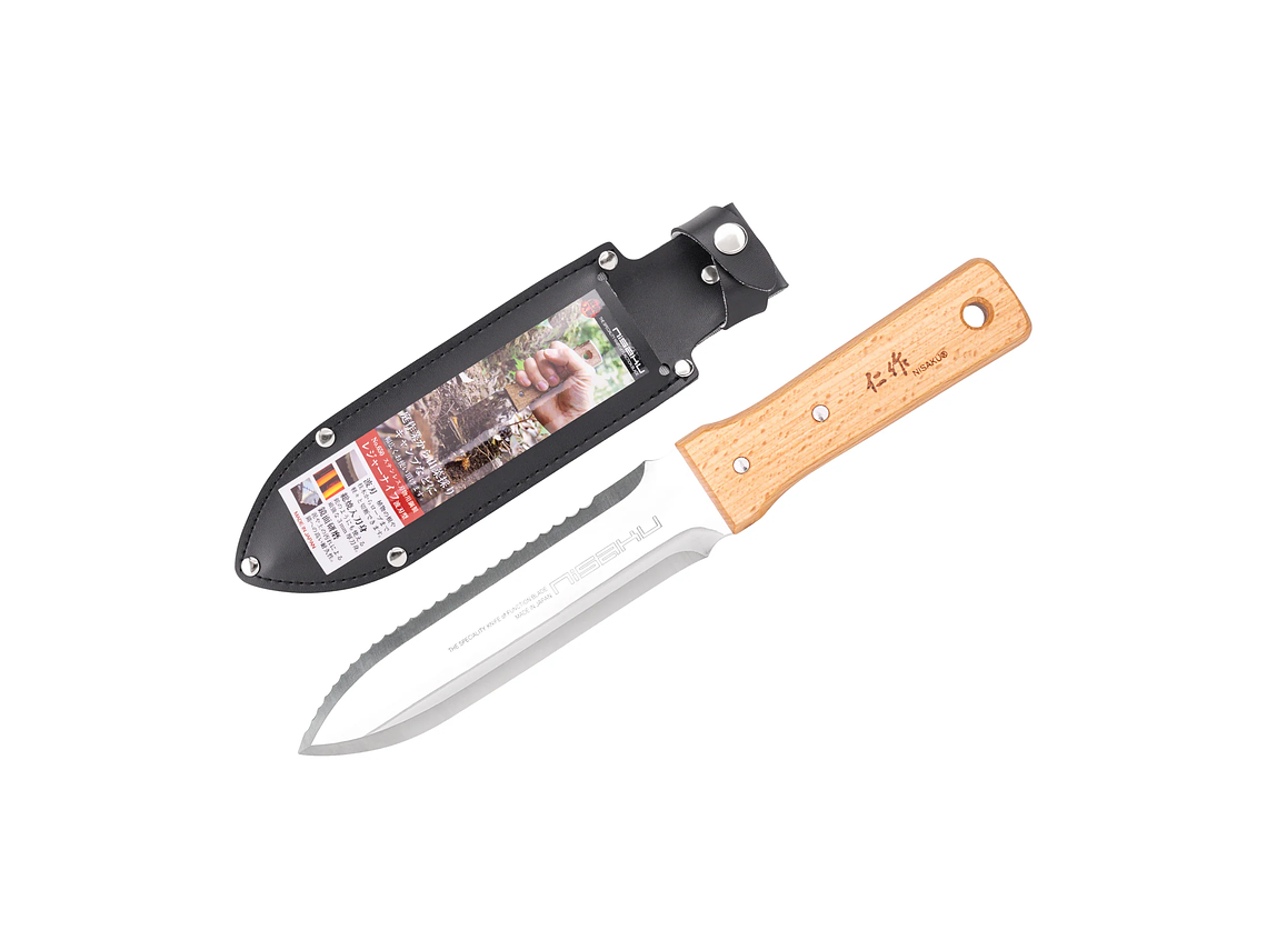Nisaku. Cuchillo de Jardinería Hori Hori. Hoja 185 mm. 1
