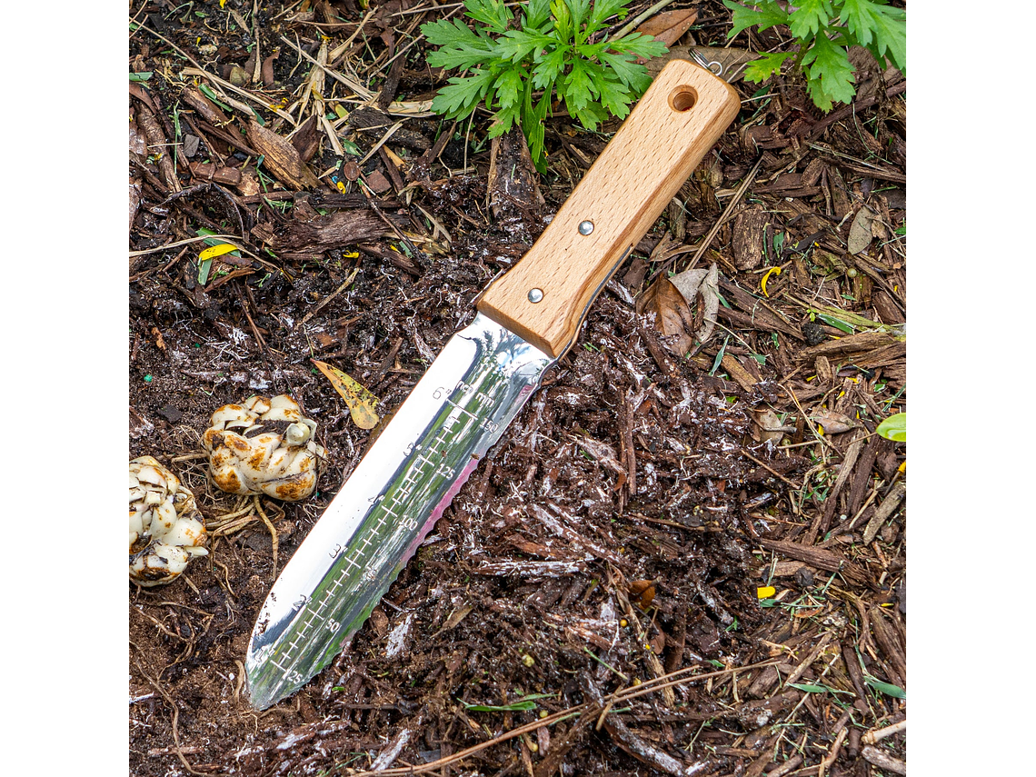 Nisaku. Cuchillo de Jardinería Hori Hori. Hoja 185 mm. 4