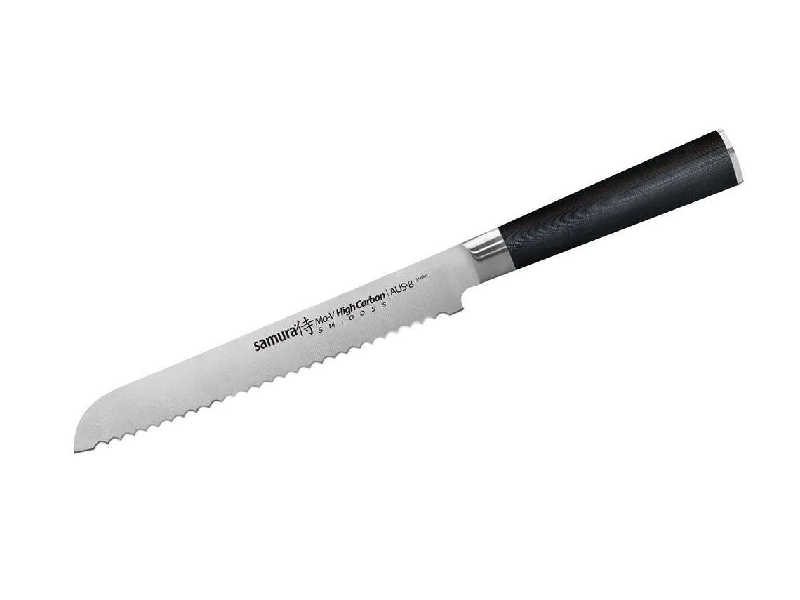 Cuchillo para Pan. Serrado. Acero AUS-8. Hoja 230 mm. 1