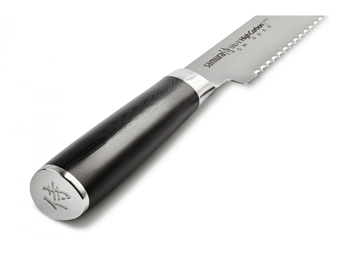 Cuchillo para Pan. Serrado. Acero AUS-8. Hoja 230 mm. 2