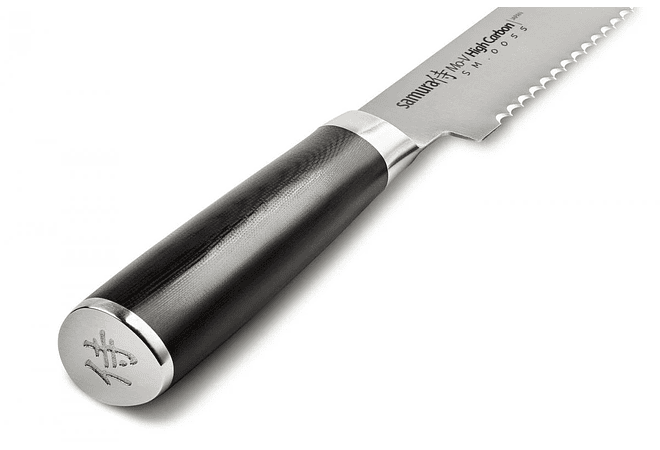 SAMURA Mo-V. Cuchillo para Pan. Serrado. Hoja 230 mm.