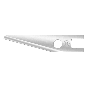 Mozart. Hoja para cuchillos de precisión. PB1 Short. 10 unidades.