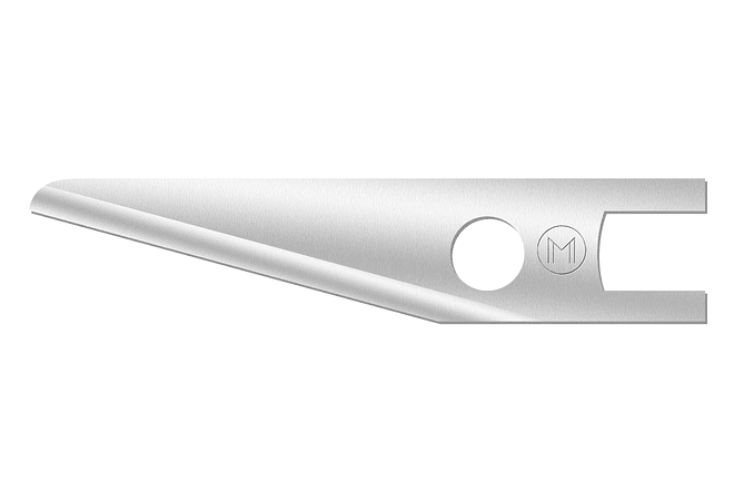 Mozart. Hoja para cuchillos de precisión. PB1 Short. 10 unidades.