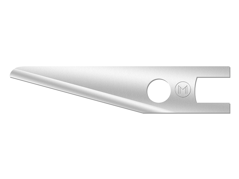 Mozart. Hoja para cuchillos de precisión. PB1 Short. 10 unidades. 1