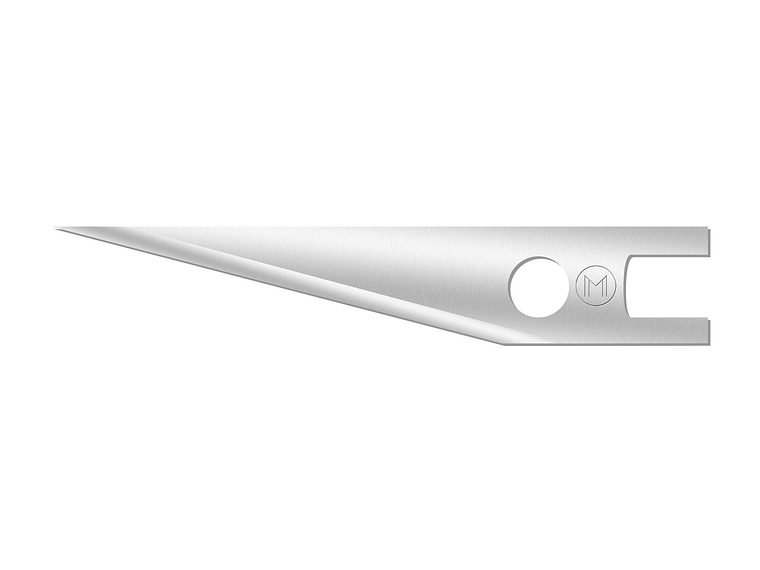 Mozart. Hoja para cuchillos de precisión. PB1 Pointed. 10 unidades. 1