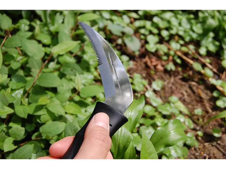 Hoz para Recolección. Filo liso y serrado. Hoja 10 cm. 3